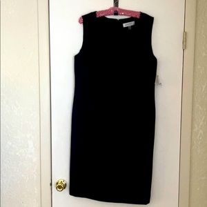 Kasper sheath black dress size 16